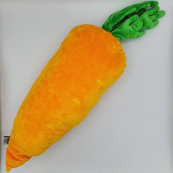 Kawaii Carrot Plush Cushion - Picture 3 of 3